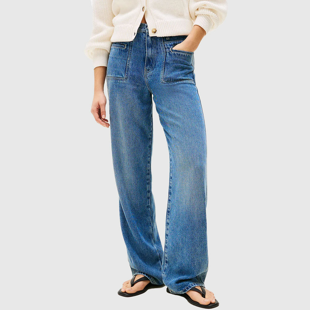 Tommy Hilfiger Lana Relaxed Jeans - Denim Medium |ThirdBaseUrban