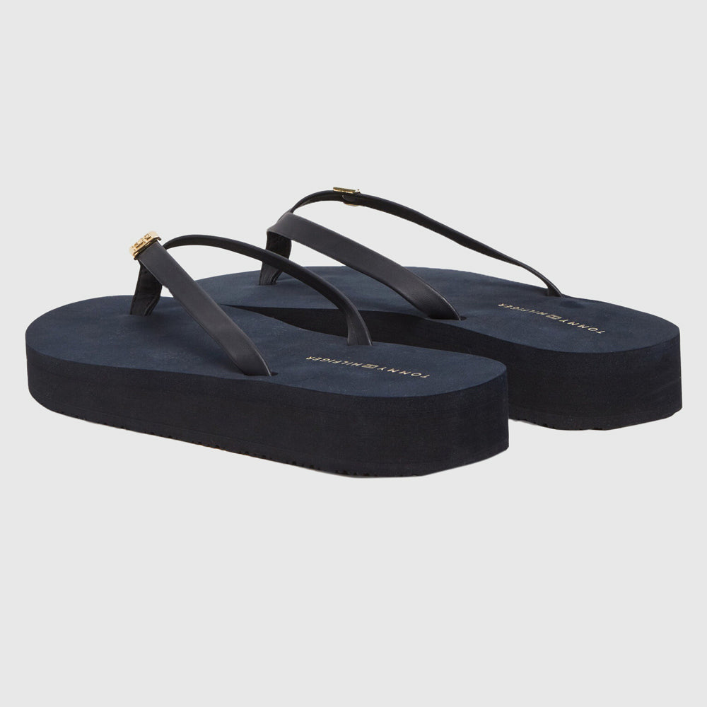 Tommy Hilfiger Elevated Chic Beach Sandal - Navy