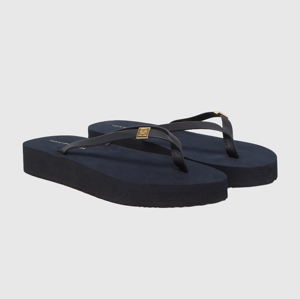 Tommy Hilfiger Elevated Chic Beach Sandal - Navy