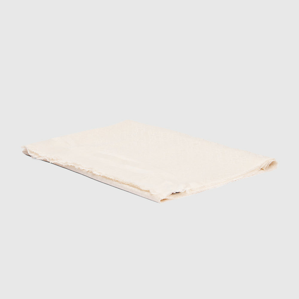 Chic Jacquard Scarf - Cream