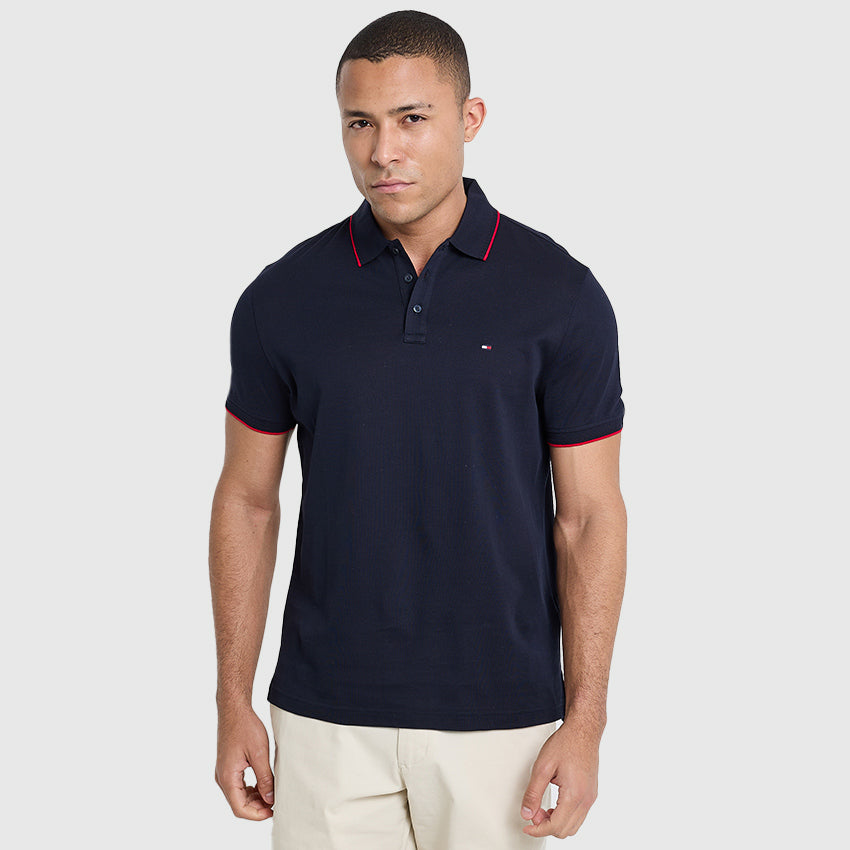 Tommy Hilfiger Tipping Regular Golfer - Navy |ThirdBaseUrban