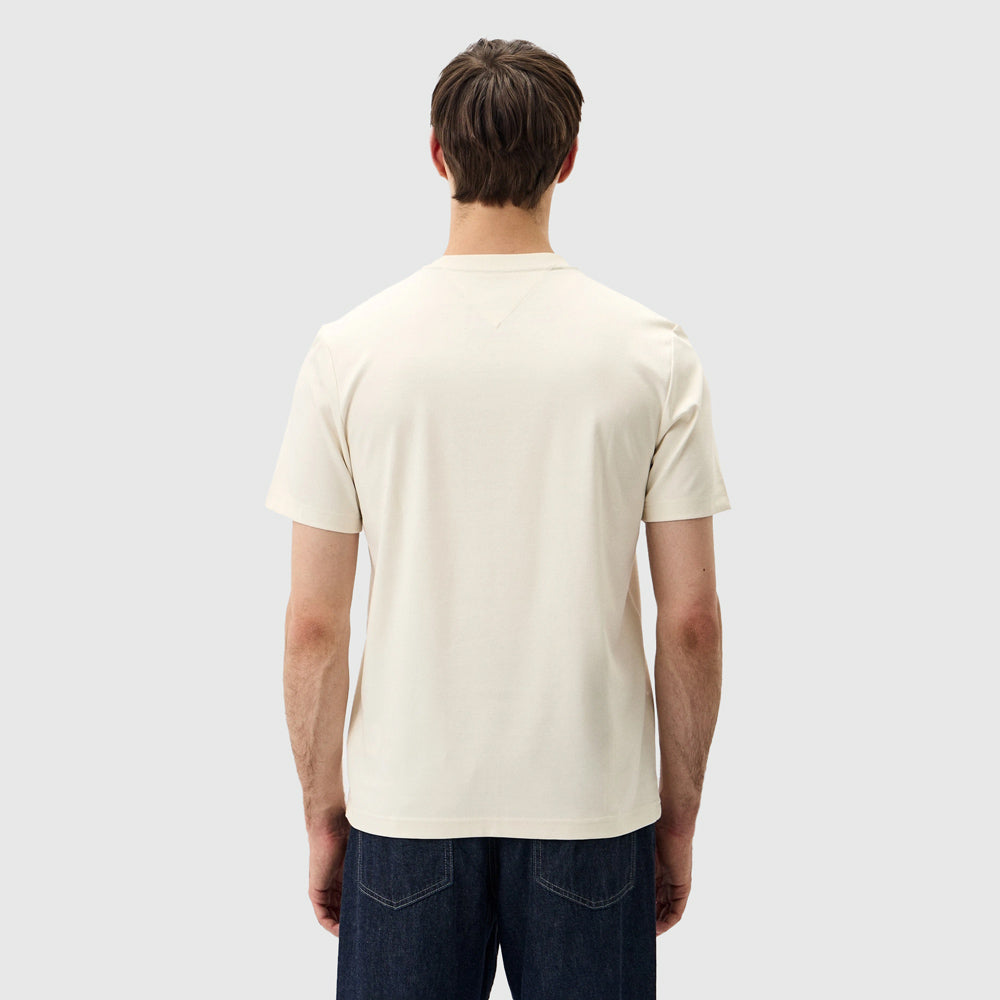Embossed Hilfiger T-Shirt - Off White