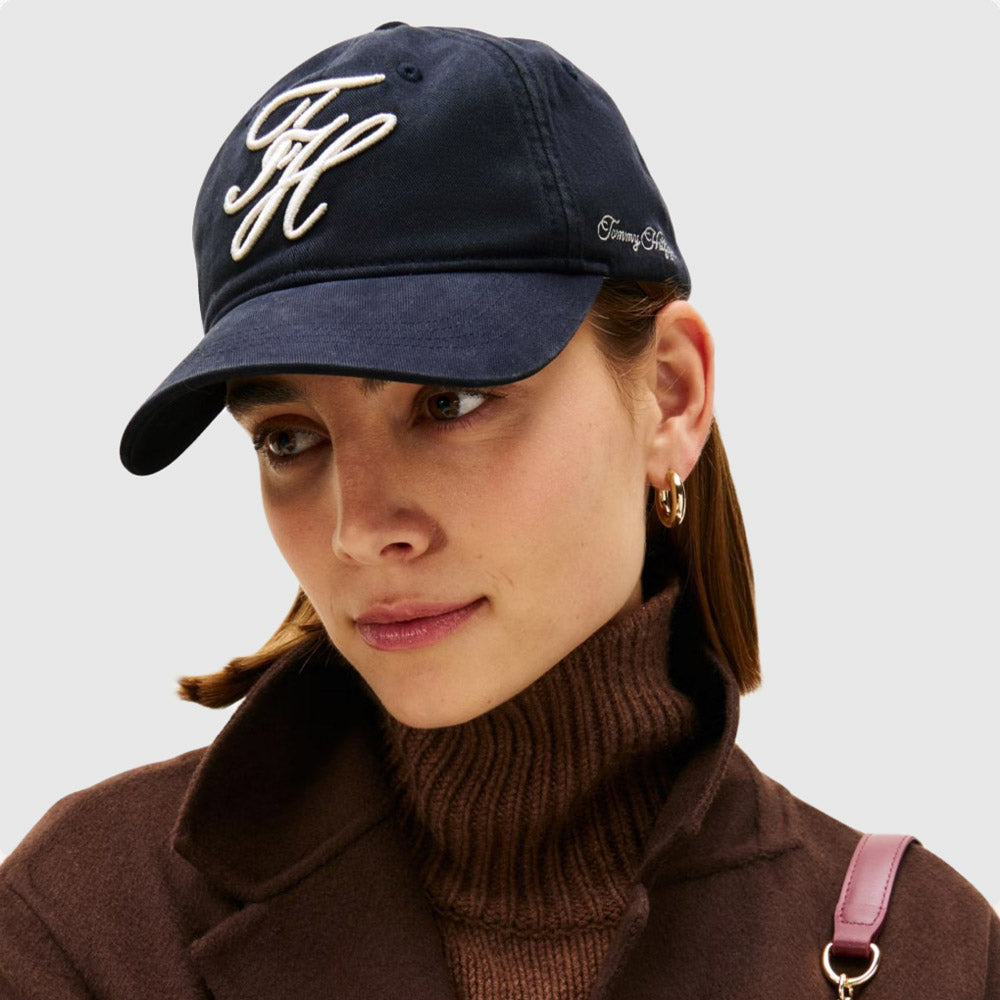 Tommy Hilfiger Embroidered Cap - Navy |ThirdBaseUrban