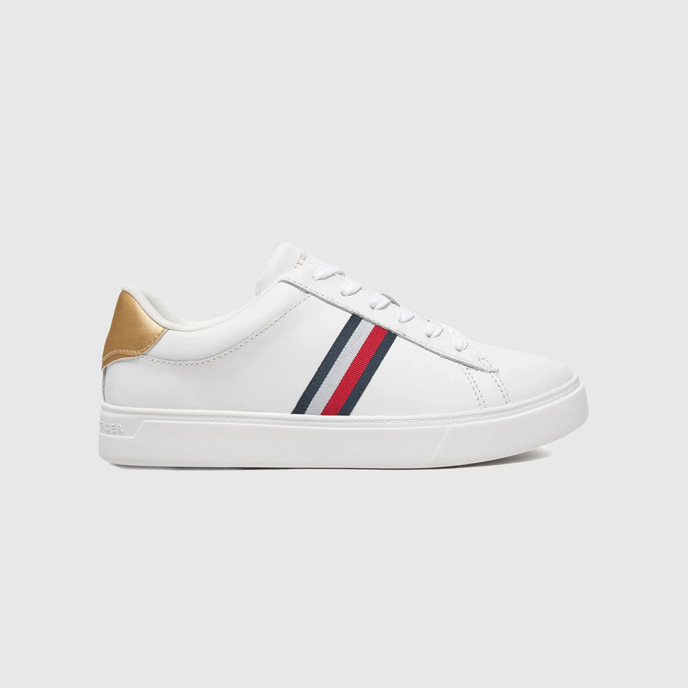 Tommy Hilfiger Essential Court Sneaker - White |ThirdBaseUrban