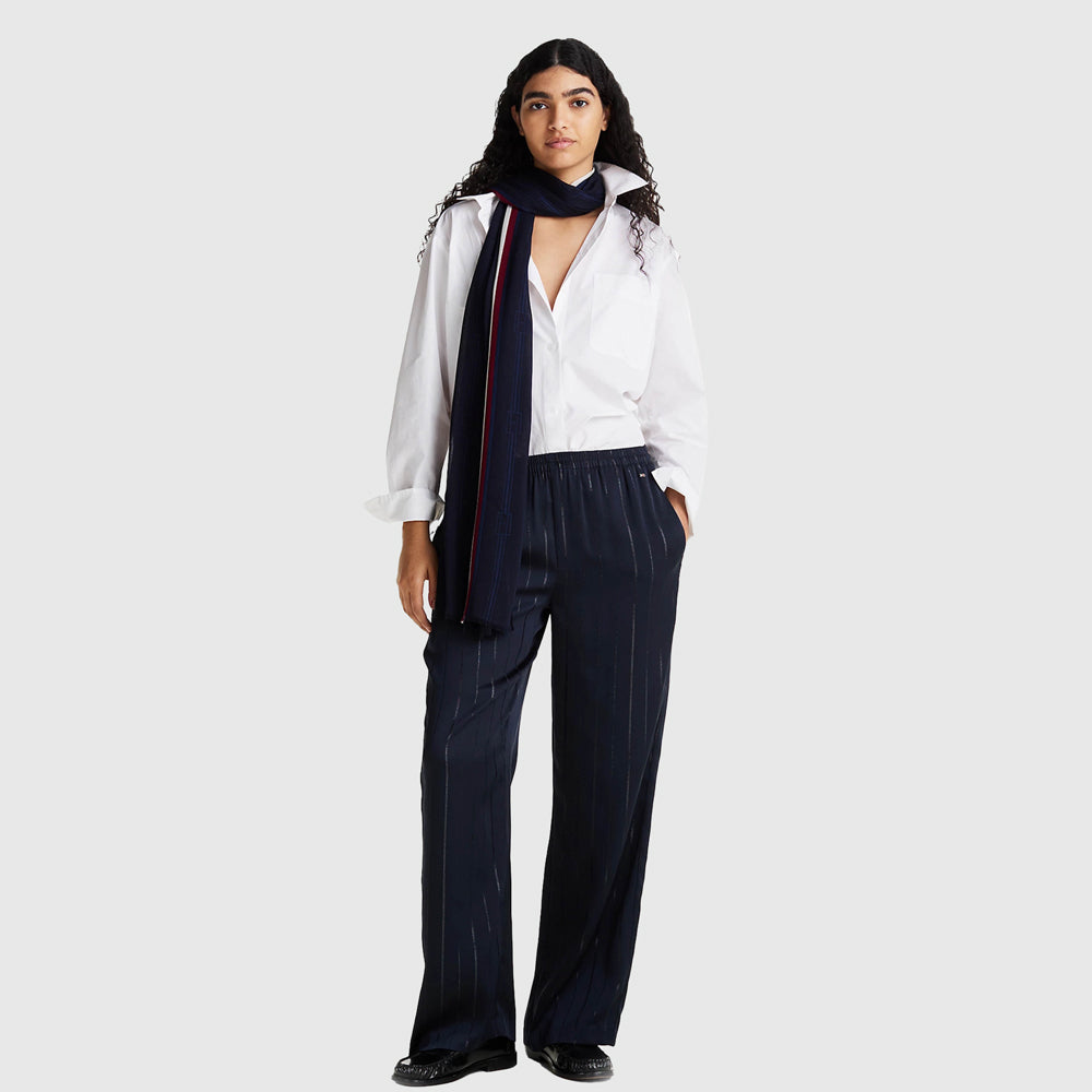 Tommy Hilfiger Essential Flag Scarf - Navy |ThirdBaseUrban