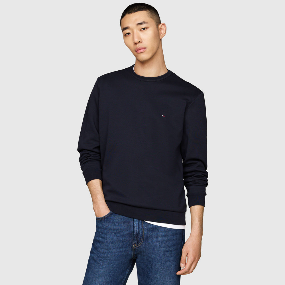 Tommy Hilfiger Essential Intechno Crewneck - Navy |ThirdBaseUrban
