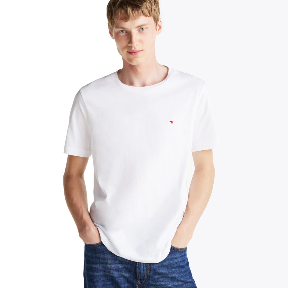 Tommy Hilfiger Essential Solid T-Shirt - White |ThirdBaseUrban