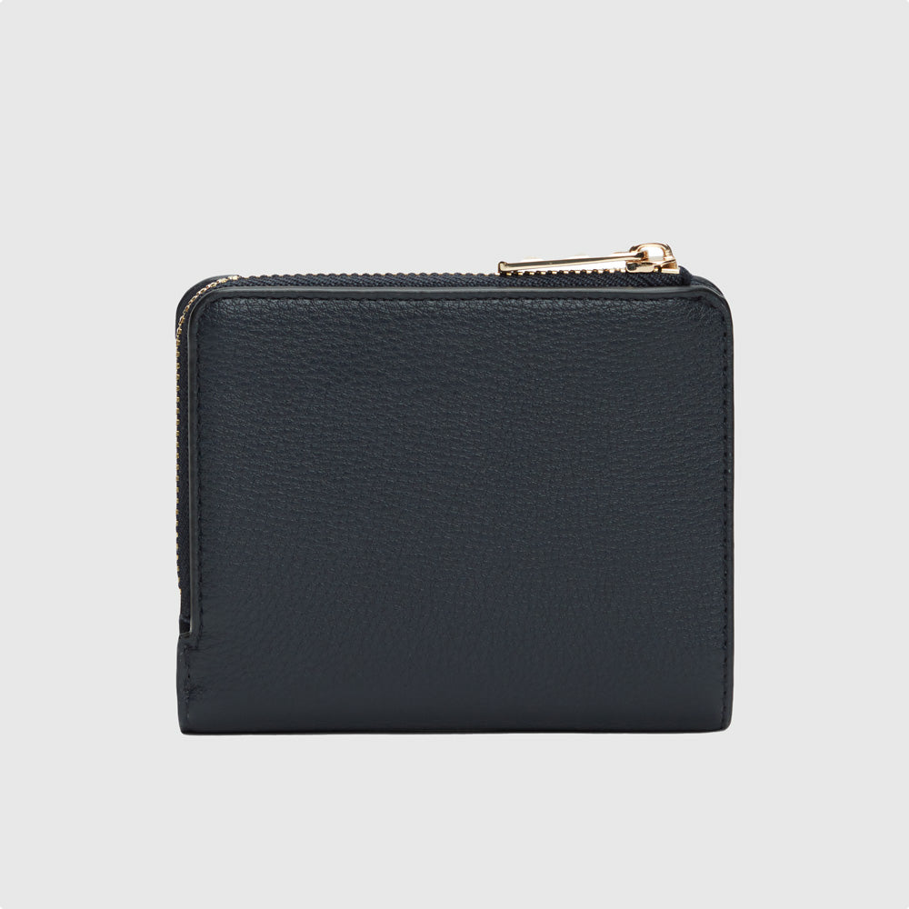 Flag Compact Wallet - Navy