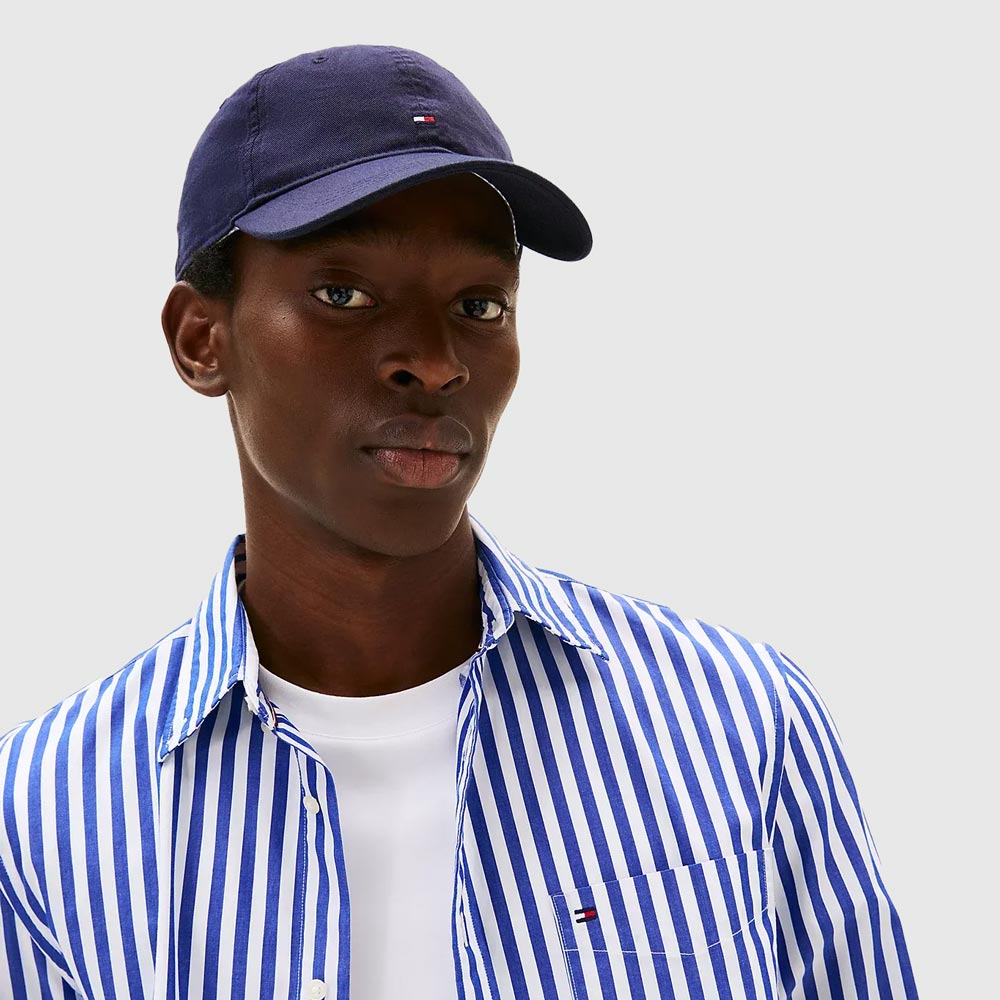 Tommy Hilfiger Flag Cap - Navy ThirdBaseUrban
