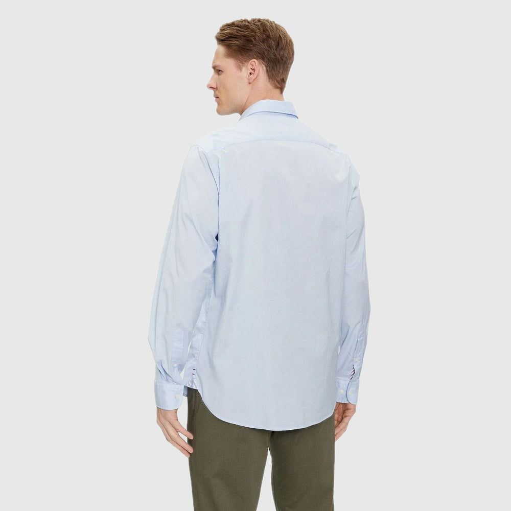 Flex Poplin Shirt - Blue