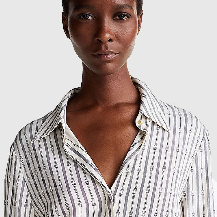 Fluid Regular Shirt - Navy Multi