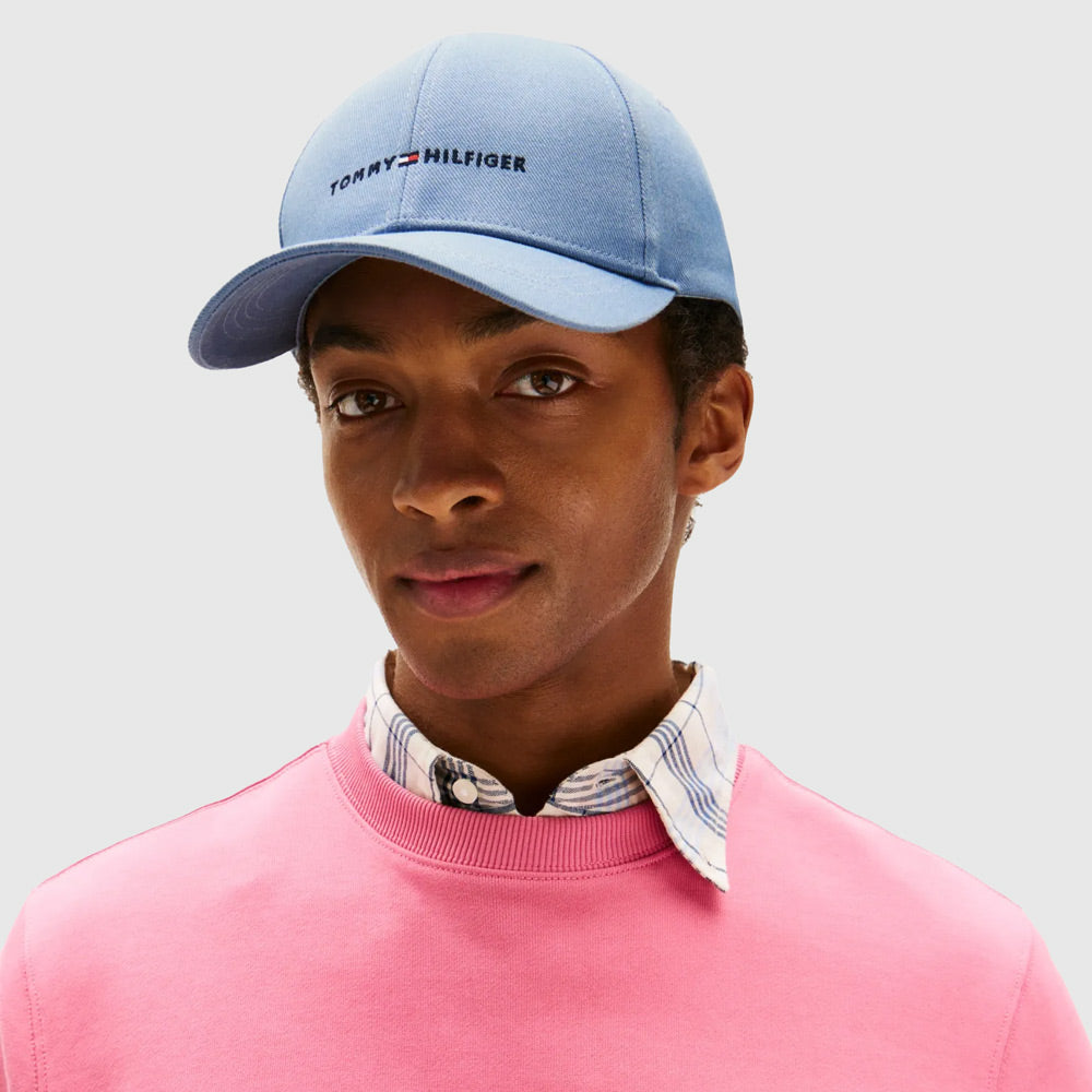 Tommy Hilfiger Foundation Panel Cap - Light Blue |ThirdBaseUrban