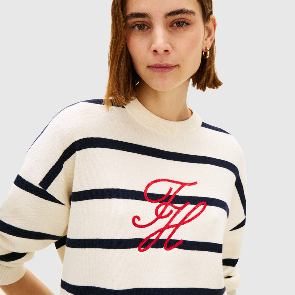Full Needle Graphic Sweater - Calico