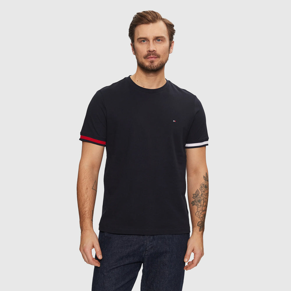 Tommy Hilfiger Global Stripe T-Shirt |ThirdBaseUrban