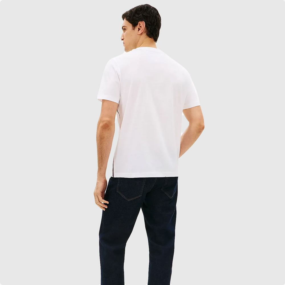 Global Stripe T- Shirt - White