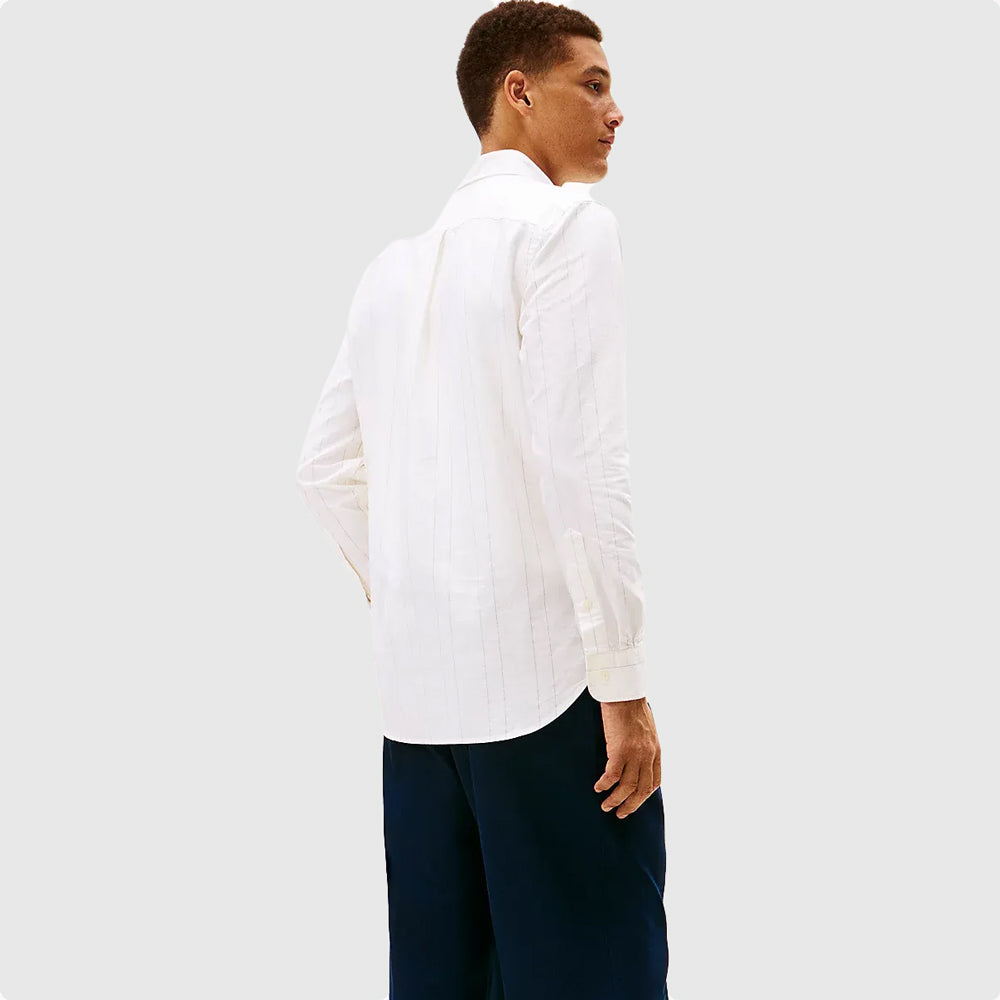 Oxford Stripe Shirt - Ivory