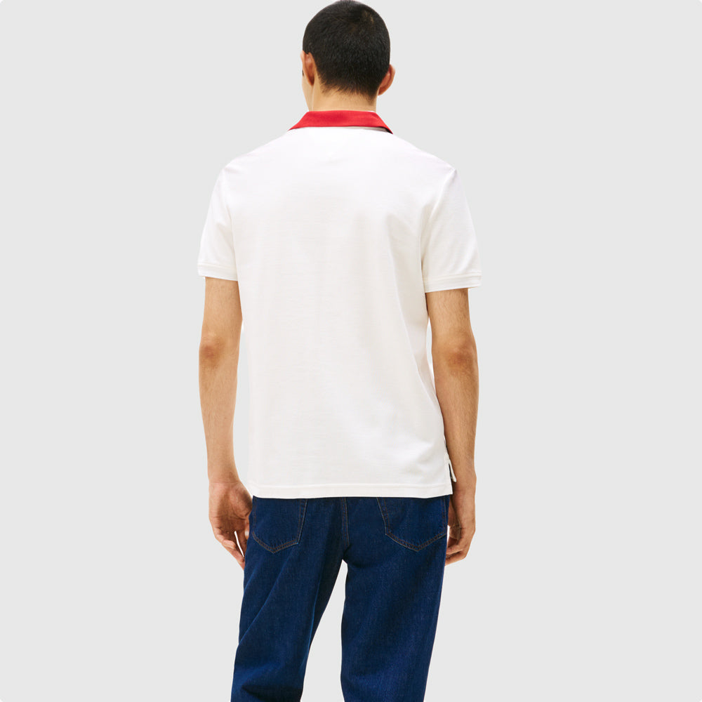 Herrinbone Collar Golfer - Ecru