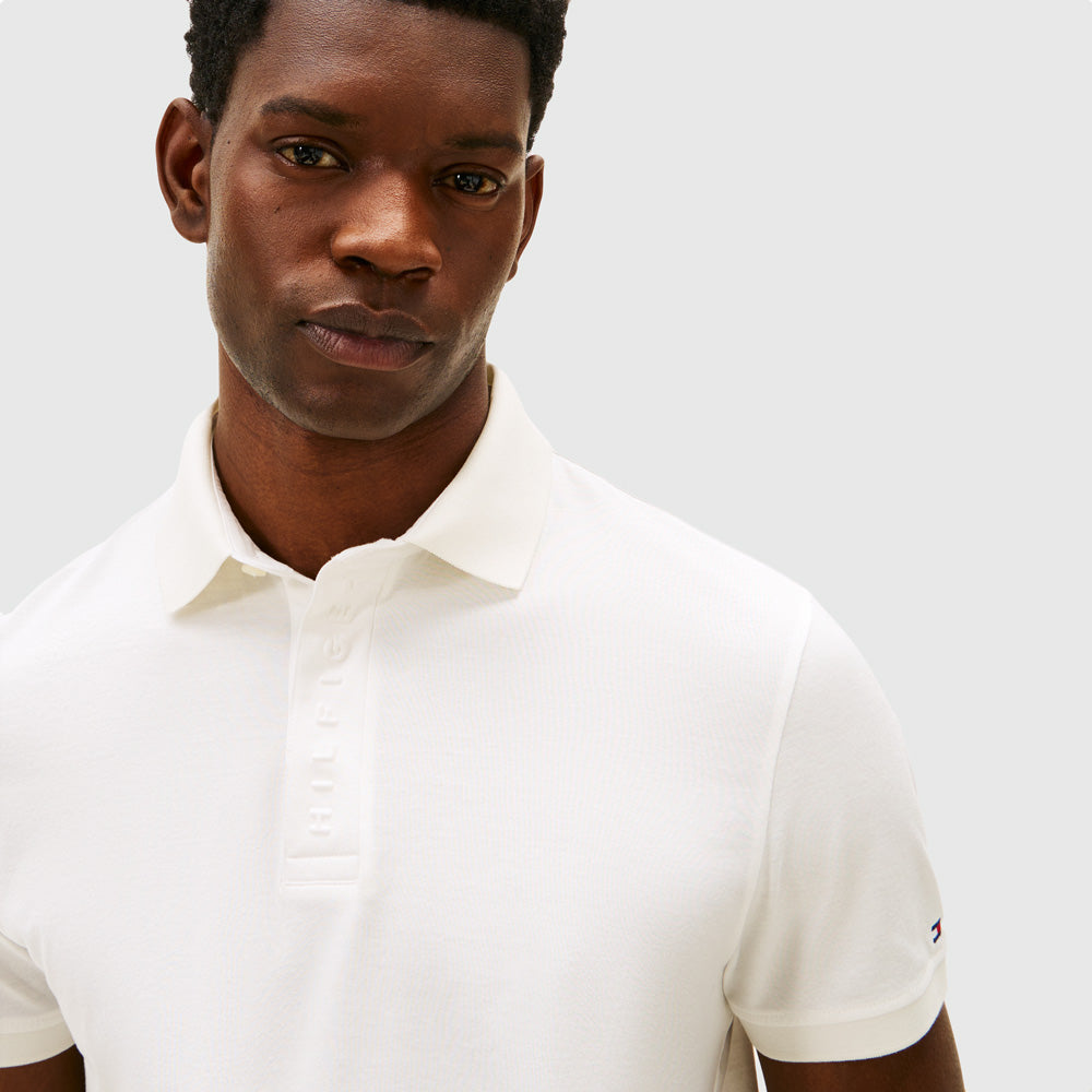 Placket Detail Golfer - Ecru