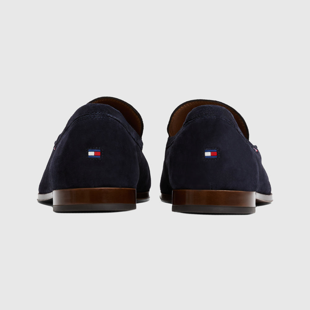 Flexible Suede Loafer - Navy