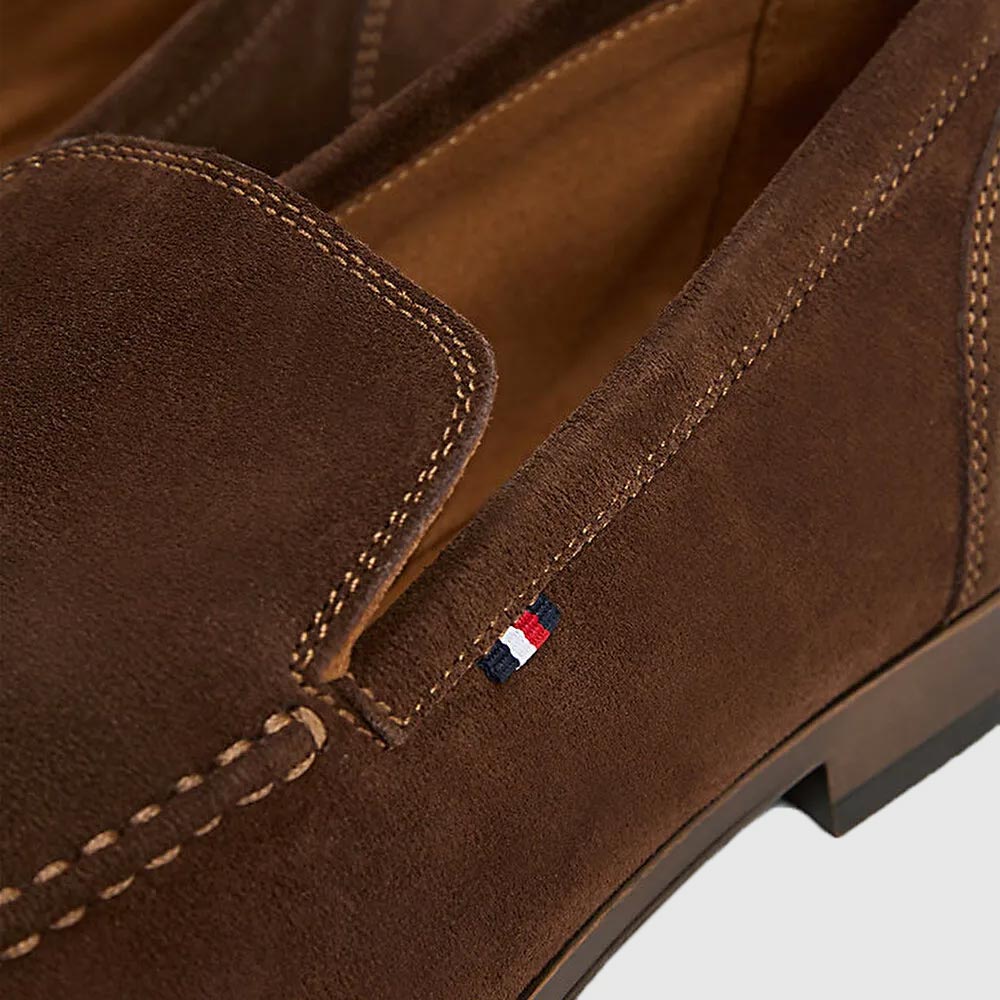 Flexible Suede Loafer - Brown