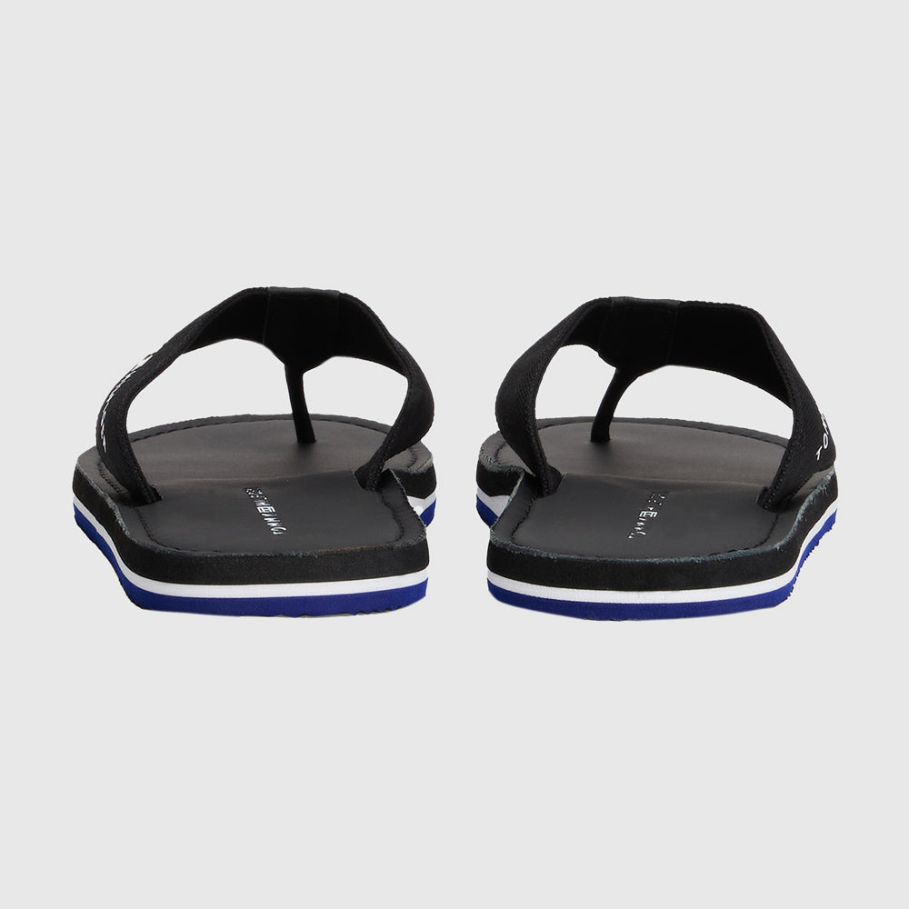 Leather Beach Sandal - Black