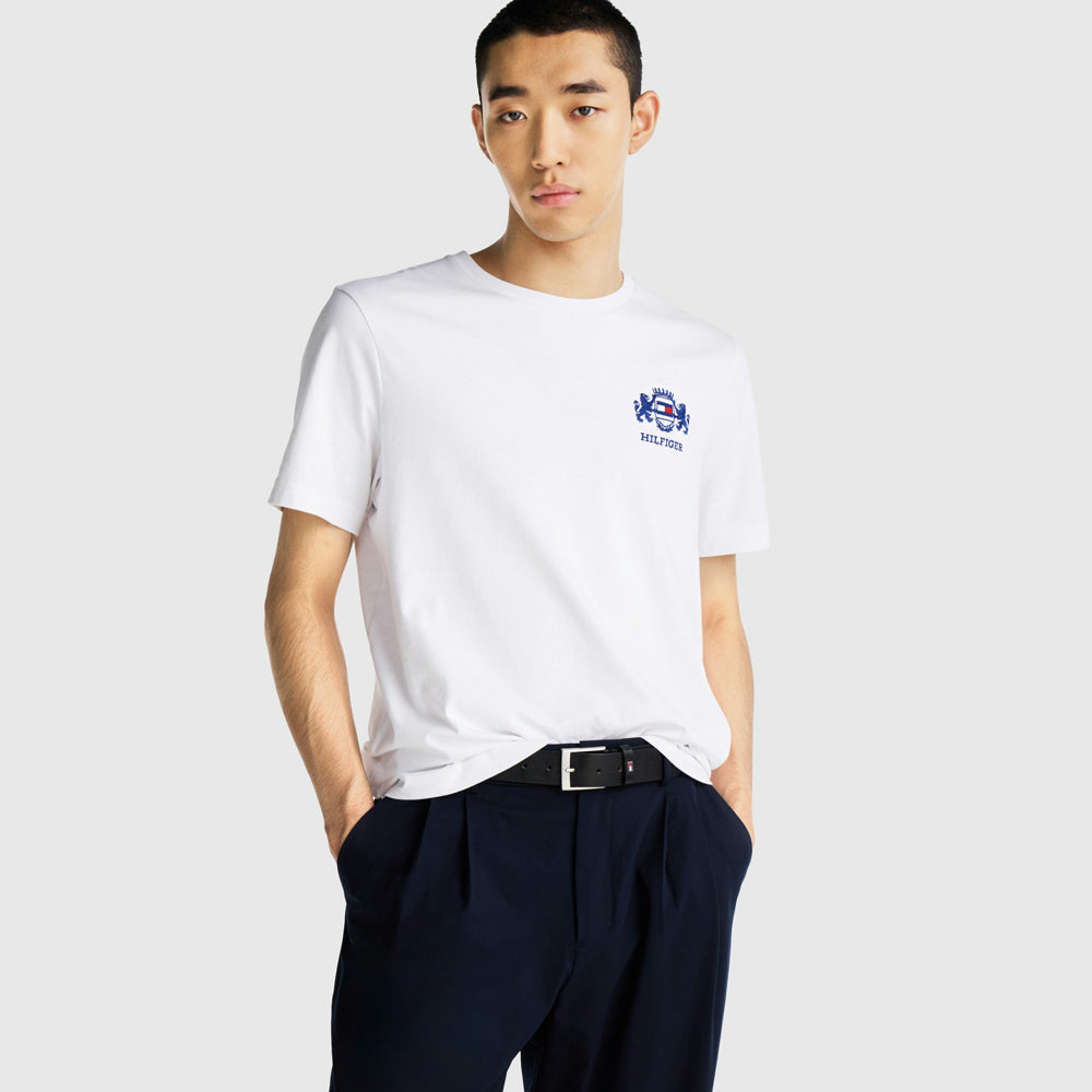 Tommy Hilfiger Crest T-Shirt - White |ThirdBaseUrban