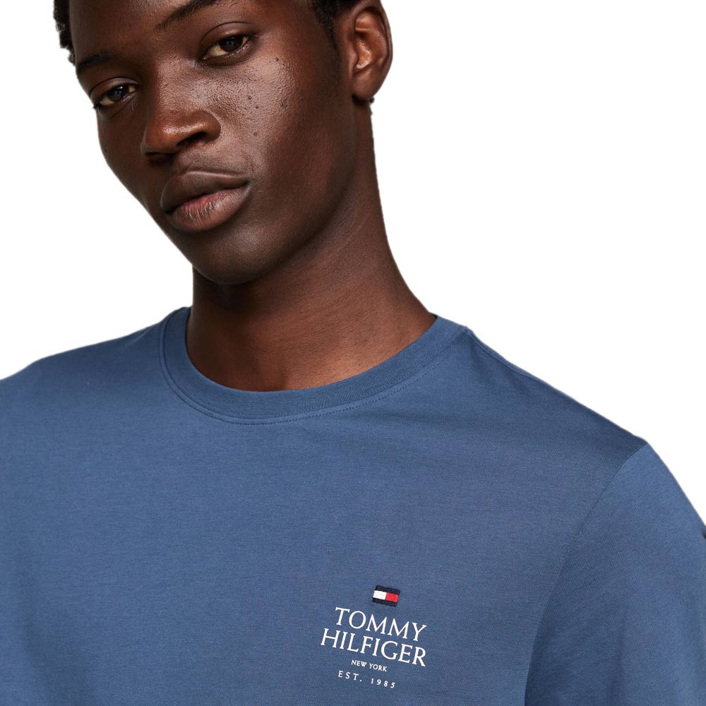 Hilfiger Stack T-Shirt - Steel Blue