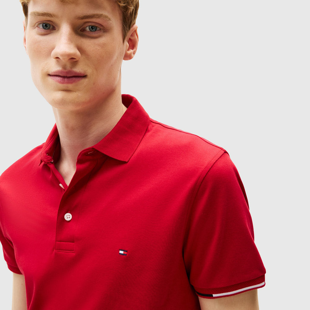 Interlock Flag Golfer - Red