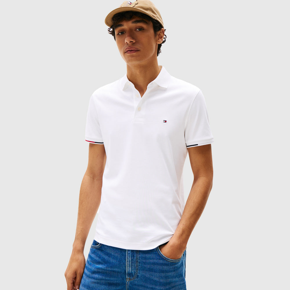 Tommy Hilfiger Interlock Flag Golfer - White |ThirdBaseUrban