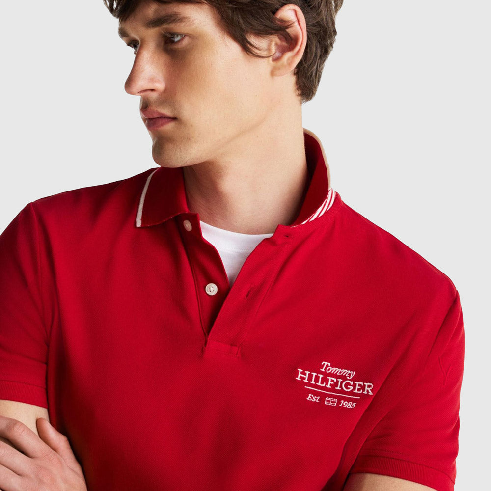 Chest Graphic Golfer - Red