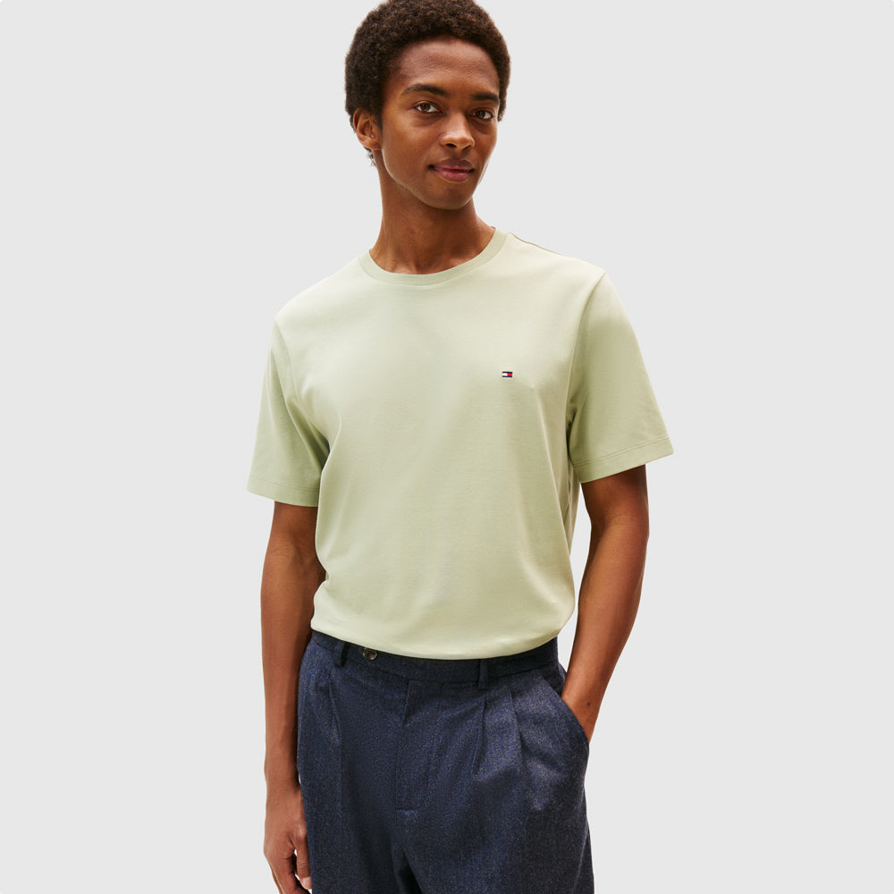 Tommy Hilfiger Light Interlock T-Shirt - Sage |ThirdBaseUrban