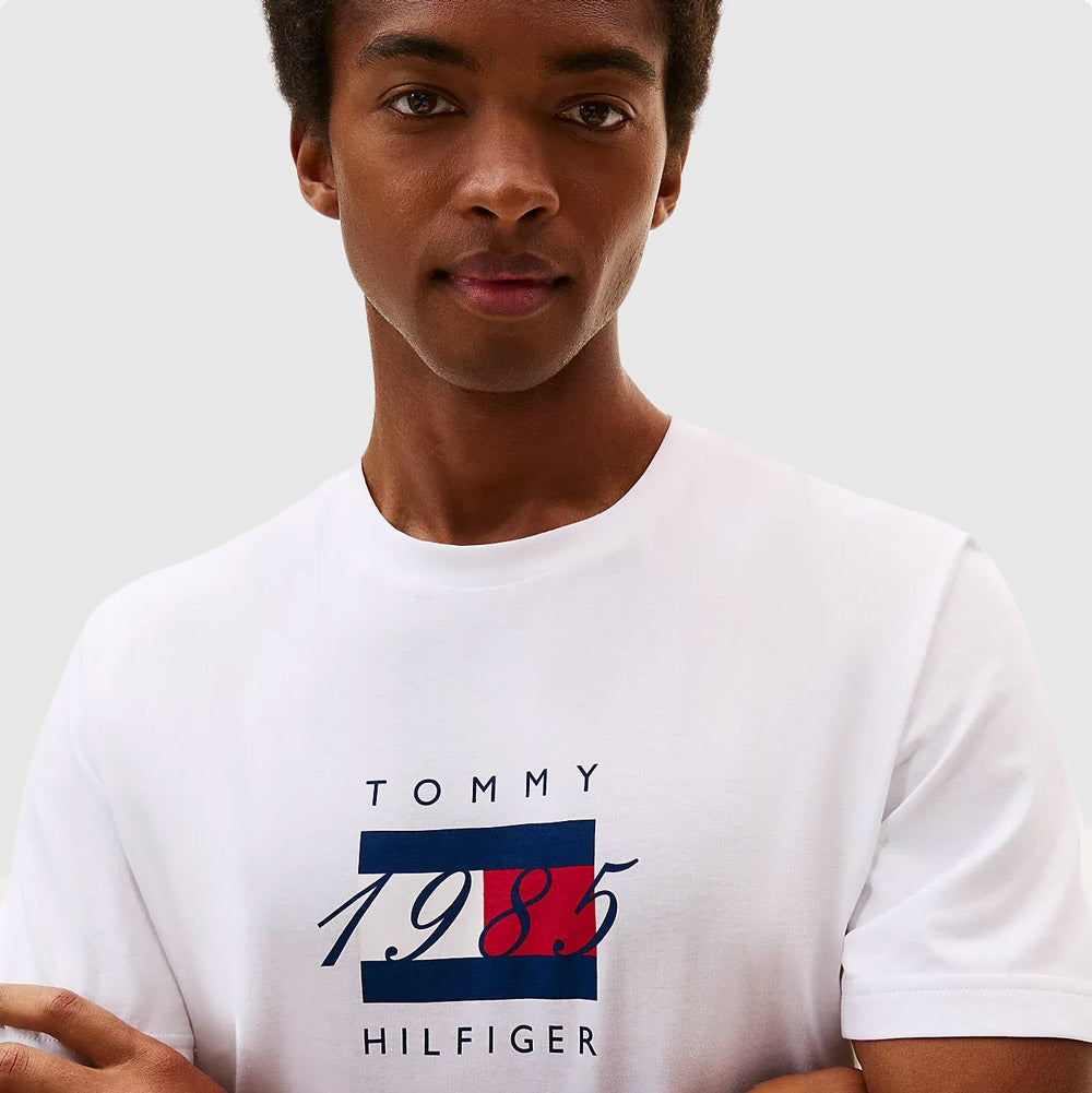 Flag Graphic T-Shirt - White