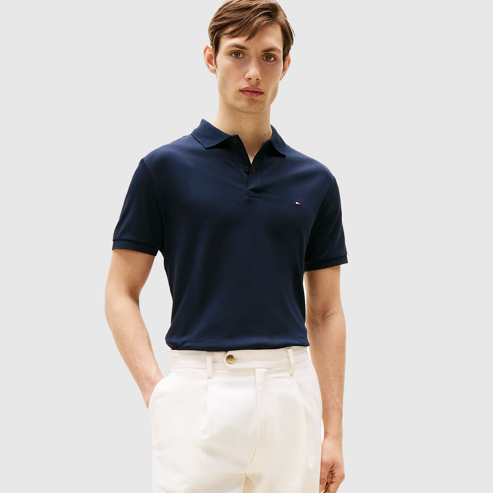 Tommy Hilfiger Essential Cotton Golfer - Navy |ThirdBaseUrban