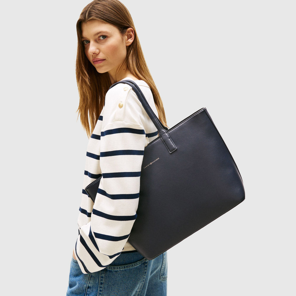 Logotape Tote - Navy