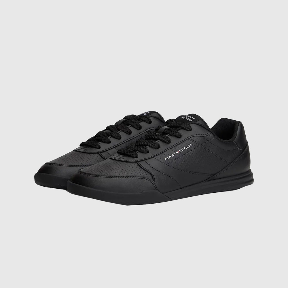 Cup Leather Sneaker - Black