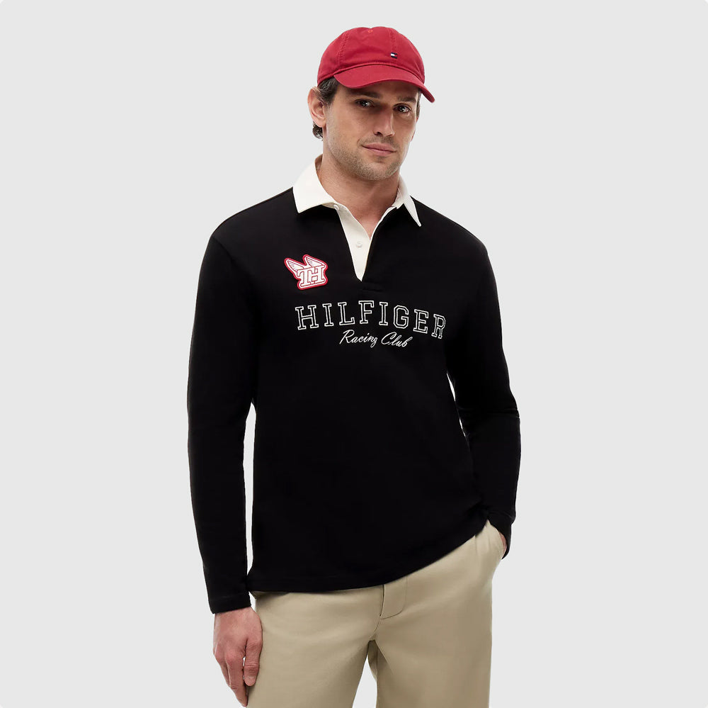 Tommy Hilfiger Athleisure Rugby Golfer - Black |ThirdBaseUrban