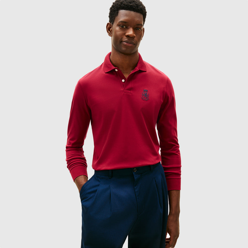 Tommy Hilfiger Interlock Crest Golfer - Rouge |ThirdBaseUrban