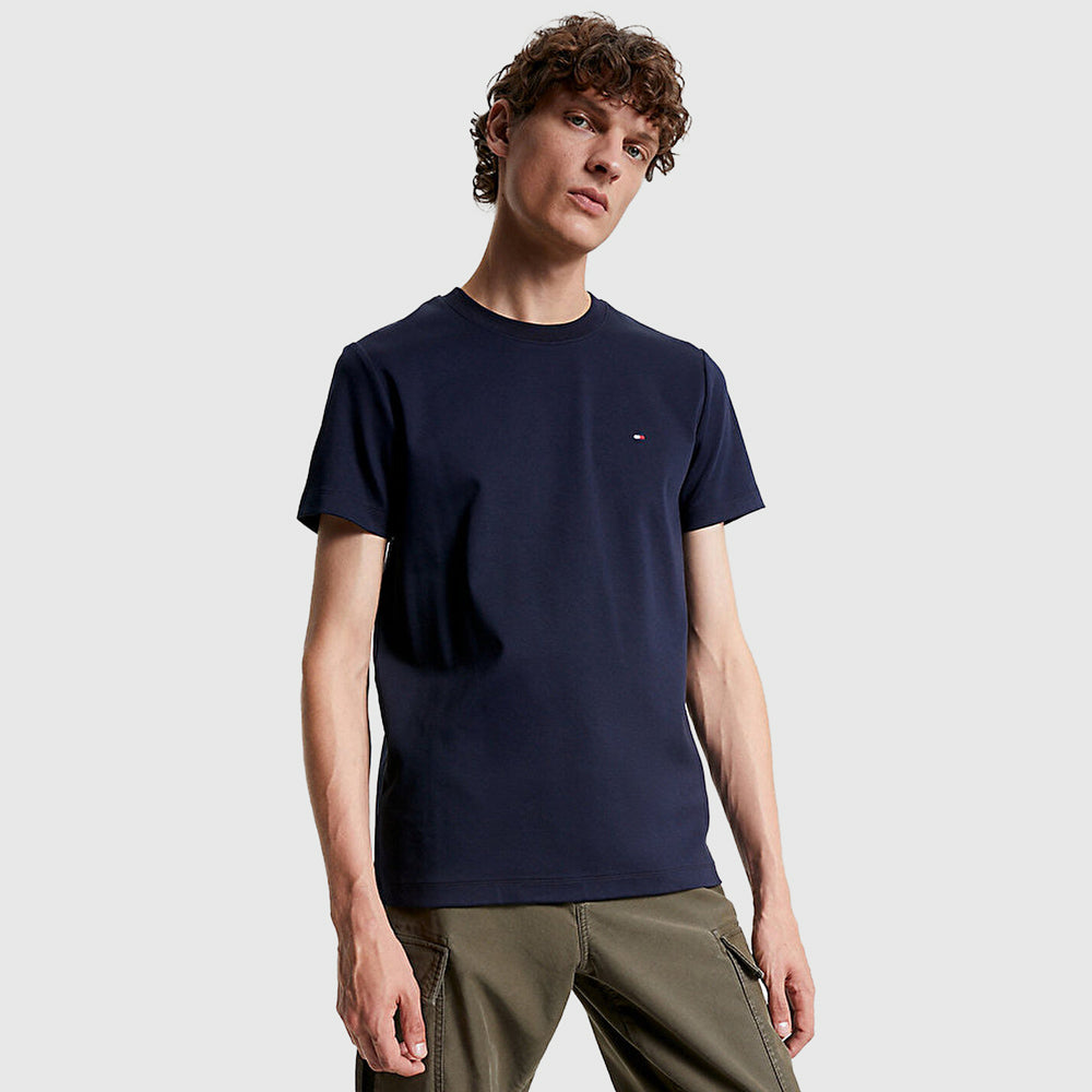 Tommy Hilfiger Interlock T-Shirt - Navy |ThirdBaseUrban