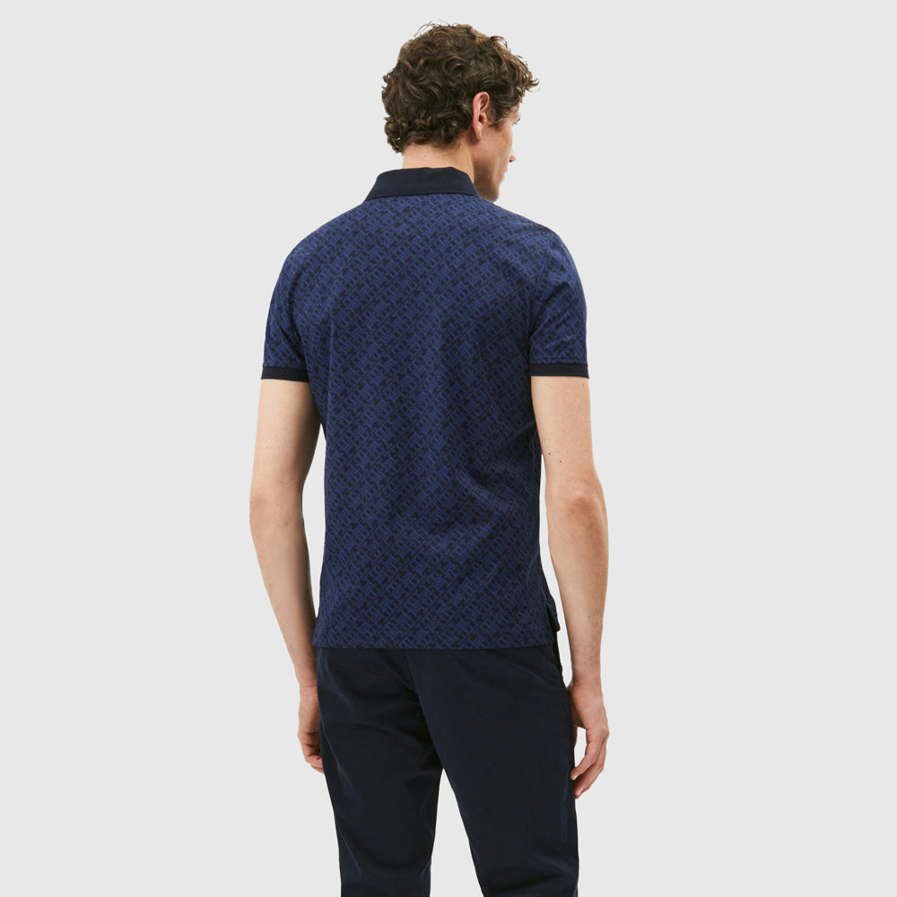 Monogram Print Golfer - Navy