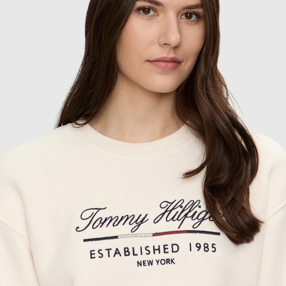 Script Sweatshirt - Off White
