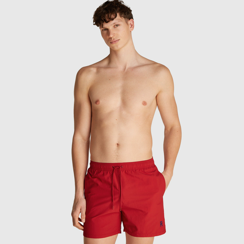 Tommy Hilfiger Swim Drawstring Shorts - Red |ThirdBaseUrban