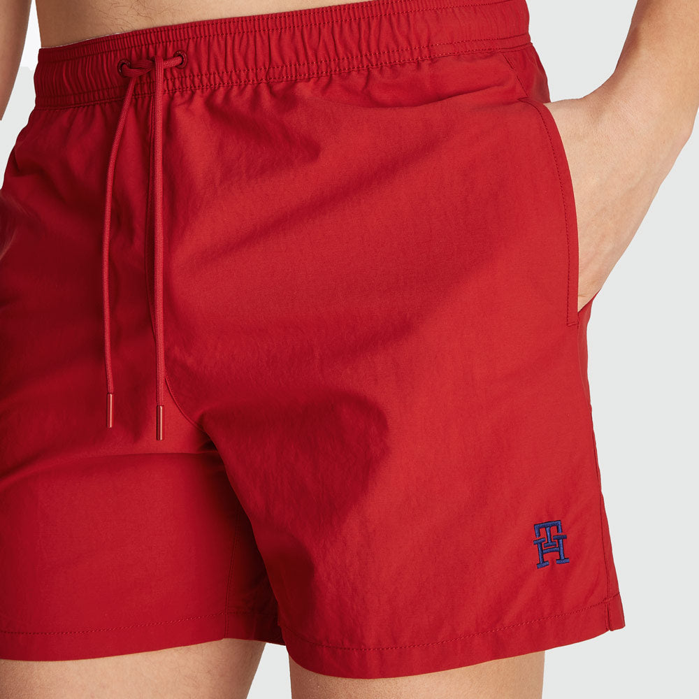 Swim Drawstring Shorts - Red