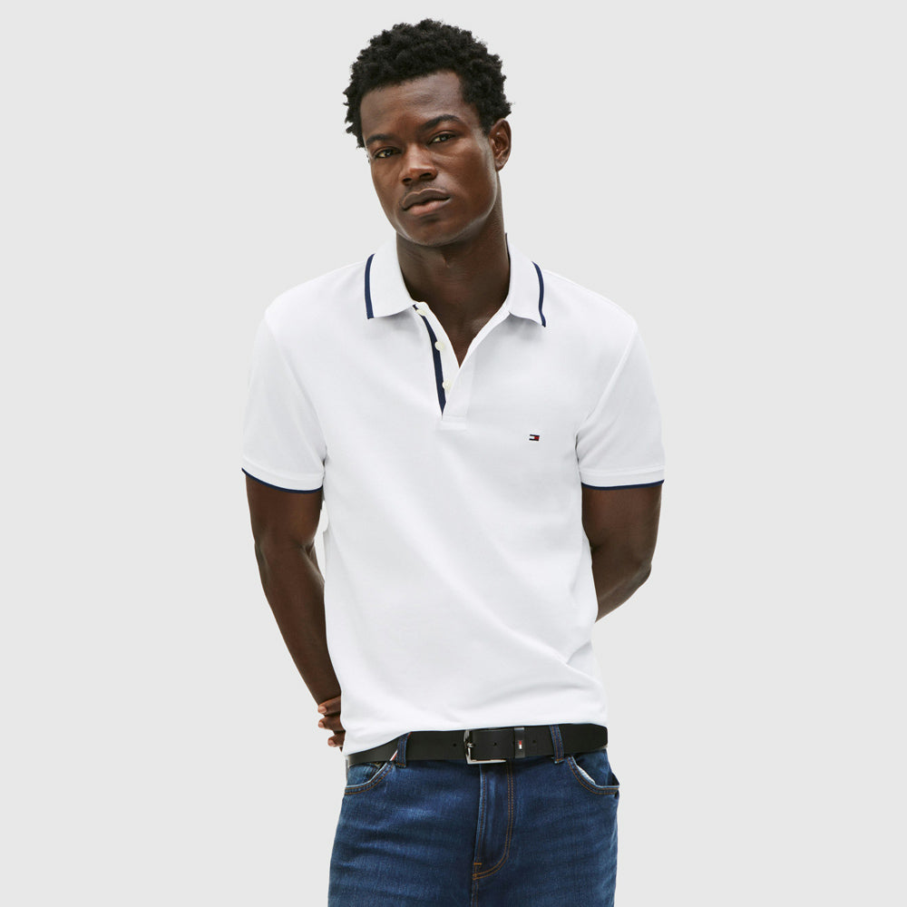 Tommy Hilfiger Mercerised Golfer - White |ThirdBaseUrban