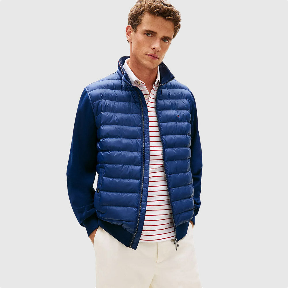 Tommy Hilfiger Media Stand Collar Jacket - Navy |ThirdBaseUrban
