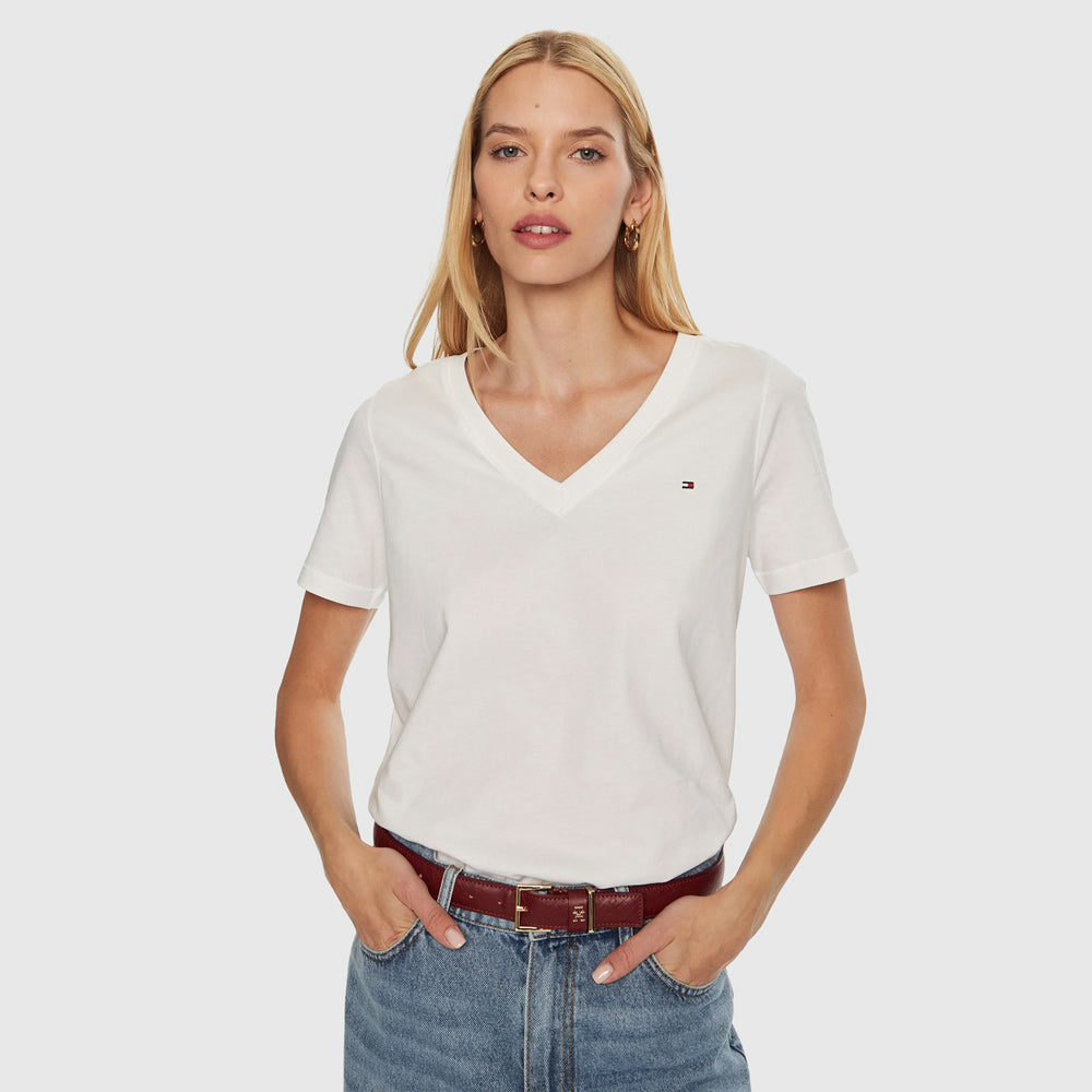 Tommy Hilfiger Modern Flag T-Shirt - White |ThirdBaseUrban