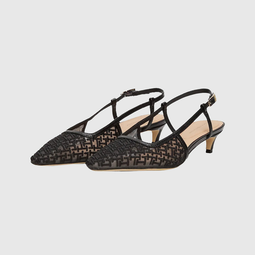 Mono Kitten Heel - Black