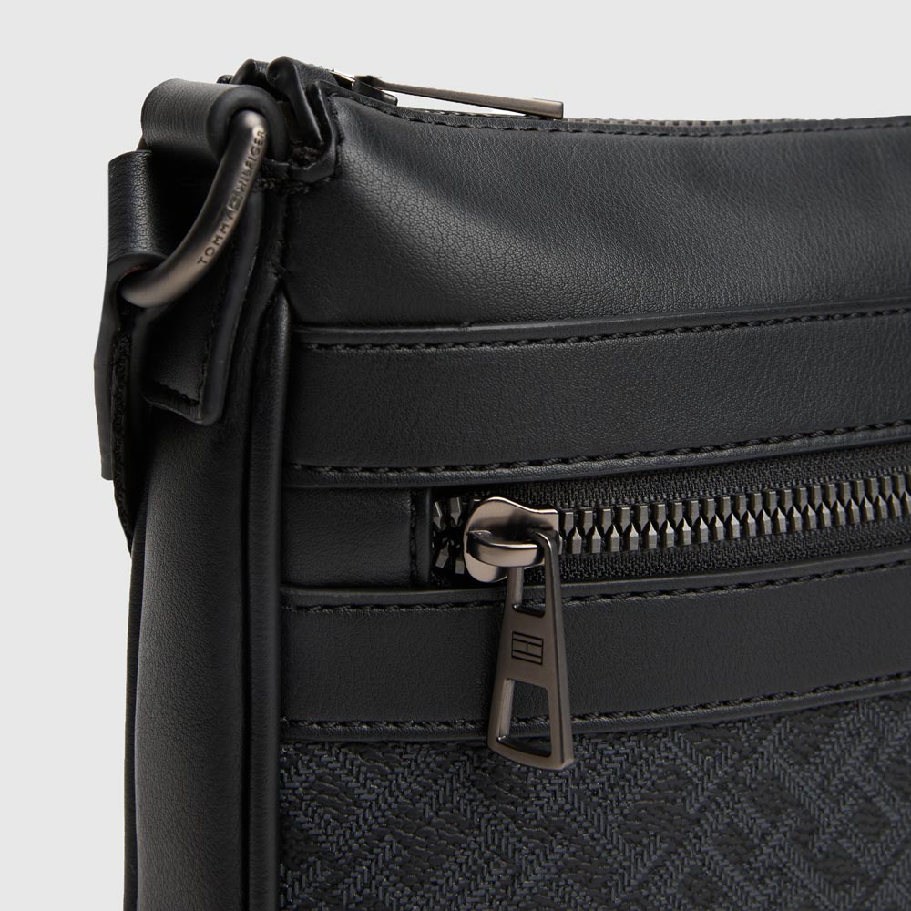 Monogram Crossbody - Black
