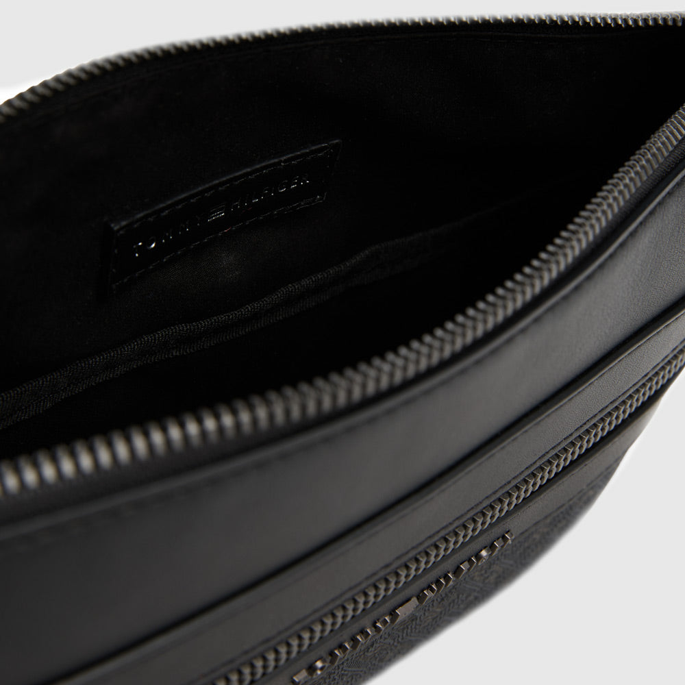 Monogram Crossbody - Black