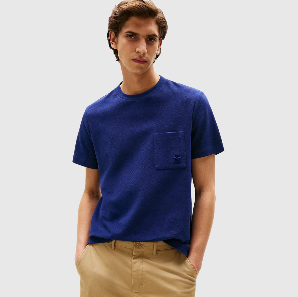 Tommy Hilfiger Monogram T - Shirt - Preppy Navy |ThirdBaseUrban