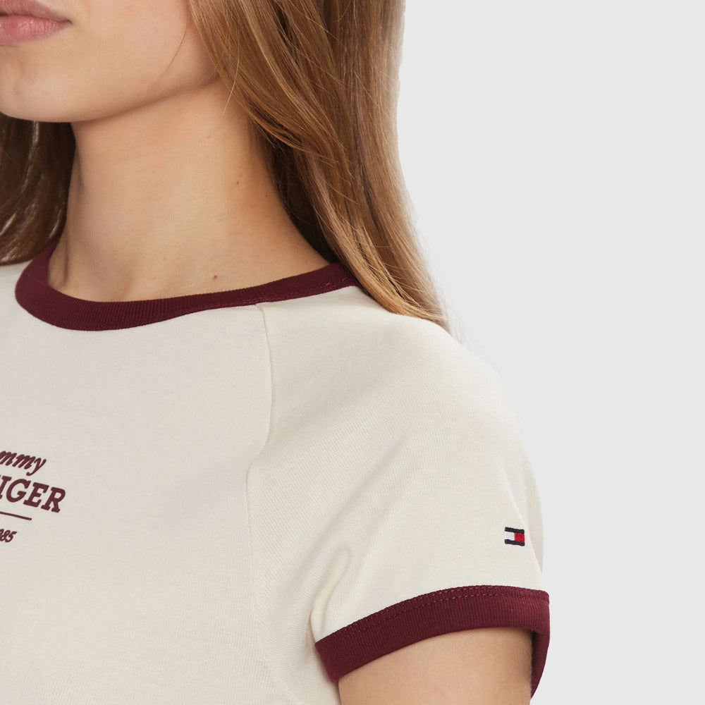 Slim Ringer T-Shirt - Off White